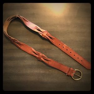 Brown Braided Belt